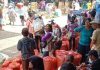 Suasana di Pasar Induk Pare, Kabupaten Kediri