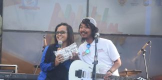 Dodit Mulyanto dalam puncak Millenial Road Safety Festival di Kota Kediri