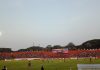 Pertandingan Persik Kediri vs PSBS Biak di Stadion Brawijaya Kediri