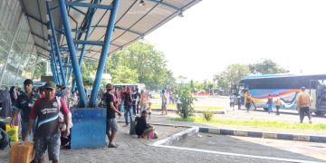 Ramai Lancar, Arus Balik Lebaran di Terminal Anjuk Ladang Nganjuk