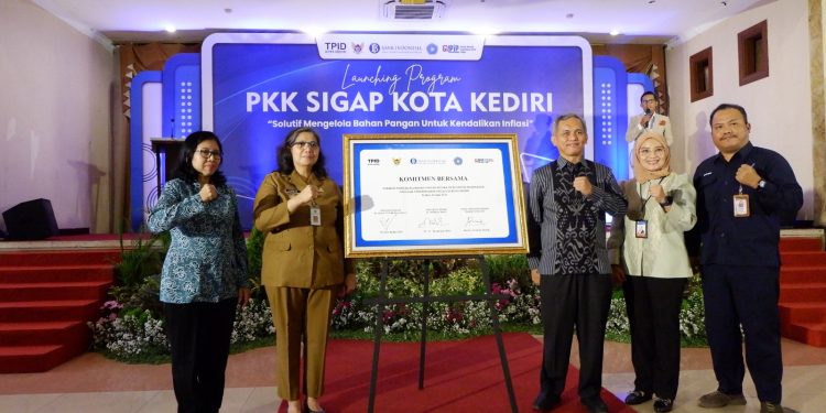 Upaya Tekan Inflasi, TPID Kota Kediri Luncurkan Program PKK SIGAP