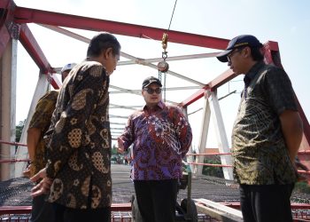 Mas Dhito Pastikan Juli Jembatan Jongbiru Siap Diresmikan
