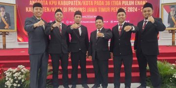 Resmi Dilantik, Berikut Nama Komisioner KPU Kabupaten Kediri Masa Bakti 2024 – 2029