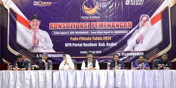 Konsolidasi Internal, Nasdem Targetkan Kemenangan 70 Persen Untuk Pasangan Deny Mudawamah