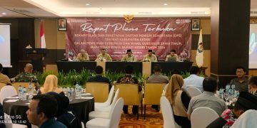 KPU Kabupaten Kediri Gelar Pleno Penetapan DPS Pilkada Serentak 2024