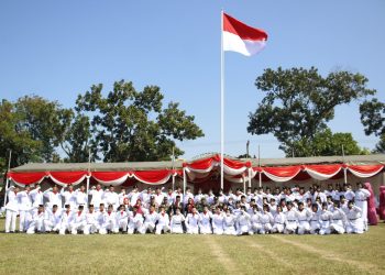 Peringatan HUT Kemerdekaan RI ke -79 di Kayen Kidul, Camat Dorong Pemuda Lebih Inovatif Menuju Indonesia Emas 2045
