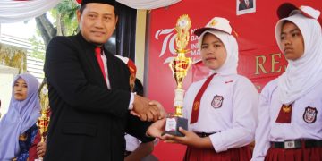 Pengumuman Pemenang Lomba Gerak Jalan Warnai Resepsi HUT RI di Kecamatan Kayen Kidul