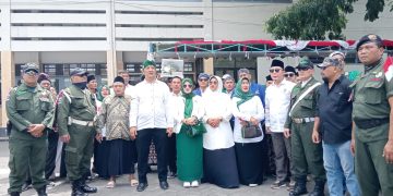 Diiringi Ribuan Pendukung, Pasangan Deny – Mudawamah Resmi Daftar ke KPU Kabupaten Kediri