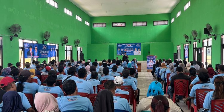 Cawawali Kediri Gus Qowim Sampaikan Visi Misi di Hadapan Kader Demokrat