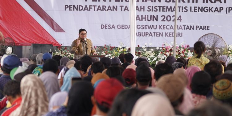 Capai 90 Persen, Mas Dhito Targetkan PTSL Lengkap 2025