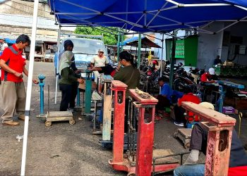 Tingkatkan Kepercayaan Konsumen, Pemkot Kediri Rutin Lakukan Tera/Tera Ulang Ke Seluruh Pasar