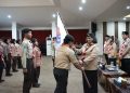 Pj Wali Kota Kediri Lepas Kontingen Peran Saka Daerah Jatim 2024 Kwartir Cabang Gerakan Pramuka Kota Kediri