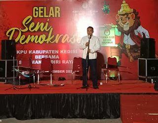 Gandeng Seniman dan Budayawan KPU Kabupaten Kediri Ingin Dongkrak Partisipasi Pemilih
