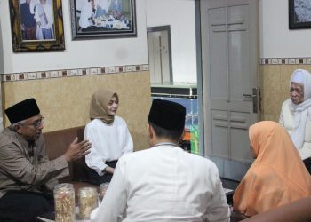 Silaturahmi Ulama, Vinanda-Gus Qowim Dapat Doa Restu Maju Pilwali Kediri 2024
