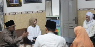 Silaturahmi Ulama, Vinanda-Gus Qowim Dapat Doa Restu Maju Pilwali Kediri 2024