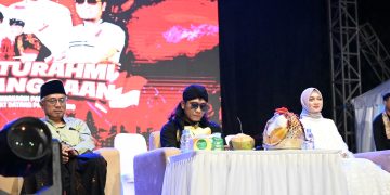 Silaturahmi Kebangsaan di Kediri, Gus Miftah : Mbak Vinanda – Gus Qowim Calone pak Prabowo