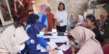 Tekan Stunting TMMD ke -122 Kodim 0809/Kediri Bersama Pemkab Kediri Berikan Penyuluhan Stunting dan Pelayanan KB