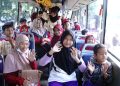 Jalan Bareng Sindi, Sarana Pemkot Kediri Kenalkan Transportasi Umum untuk Anak Disabilitas