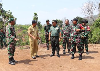 Danrem 082 Citra Panca Yudha Jaya Tinjau  Lokasi TMMD Ke – 122