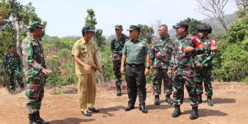Danrem 082 Citra Panca Yudha Jaya Tinjau  Lokasi TMMD Ke – 122