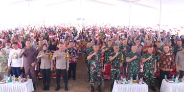 Aster Kasad Mayjen TNI Joko Hadi Susilo, S.I.P Kunjungi Titik Sasaran TMMD 122 Kodim 0809/Kediri