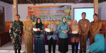 Gelar Workshop Olahan Makanan Sehat Satgas TMMD 122 Kodim 0809/Kediri Bersama Pemerintah Kab. Kediri Ingin Percepat Penurunan Stunting