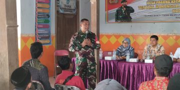 Satgas TMMD -122 Bekali Warga Pagung Untuk Lebih Taat Hukum Dan Menjauhi Segala Bentuk Larangan Pemerintah