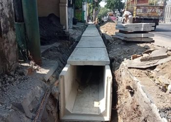 Antisipasi Genangan di Musim Penghujan DPUPR Kota Kediri Rehabilitasi Saluran Drainase