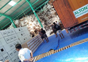 Logistik Kertas Surat Suara Pilkada Kabupaten Kediri Telah Dikirim dan Diterima KPU Kabupaten Kediri
