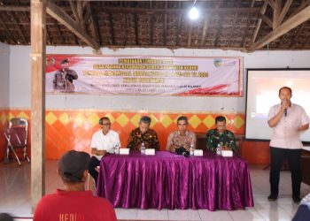 Tingkatkan Kapasitas Lembaga Desa, TMMD 122 Kodim 0809/Kediri bersama DPMPD Kab. Kediri Gelar Sosialisasi