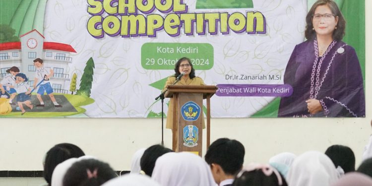 Pj Wali Kota Kediri Launching Green School Competition