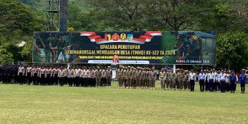 KASAD Pimpin Upacara Penutupan TMMD – 122 Tahun 2024