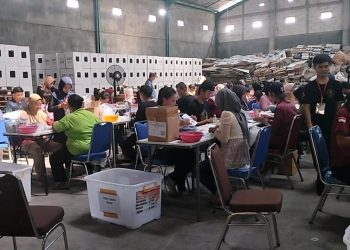 Libatkan Warga Difabel KPU Kota Kediri Memulai Proses Sortir Lipat Surat Suara Pilkada Kota Kediri