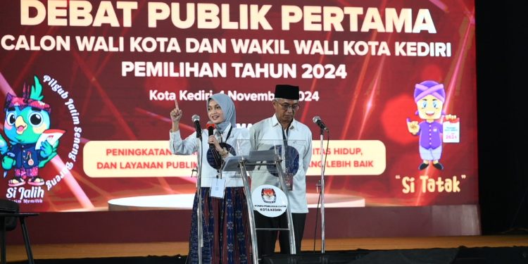 Mengulas Persentase Penduduk Miskin Kota Kediri Tertinggi Kedua di Jatim yang Dibeber Vinanda dalam Debat Publik