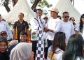 KPU Jatim Berkolaborasi Bersama KPU Kabupaten Kediri Gelar Jalan Sehat Seneng Bareng
