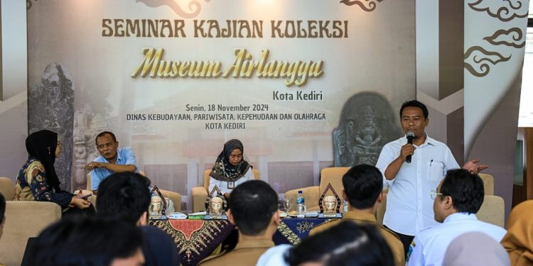 Gelar Seminar Kajian Koleksi Museum Airlangga, Disbudparpora Kenalkan Sejarah Pada Generasi Muda