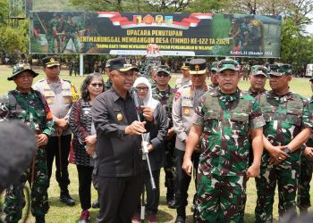 TMMD ke-122 Berhasil Bangun Jalan Tembus Antar Desa di Kabupaten Kediri