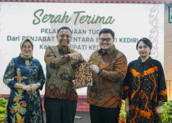 Pasca Serah Terima Jabatan dari Pjs Bupati, Mas Dhito Aktif Kembali Menjabat Bupati Kediri
