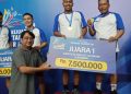 Duet Tim Gaung Media.com – Koranmemo.com Sukses Sabet Gelar Juara Kejuaraan Bulutangkis Antar Media (KBAM) Zona Timur 2024