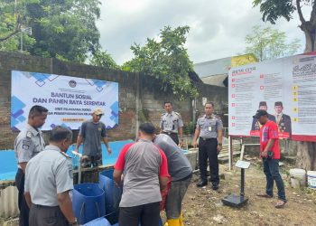 SAE LAPAS KEDIRI SUKSES LAKSANAKAN PANEN RAYA SERENTAK DAN BANTUAN SOSIAL