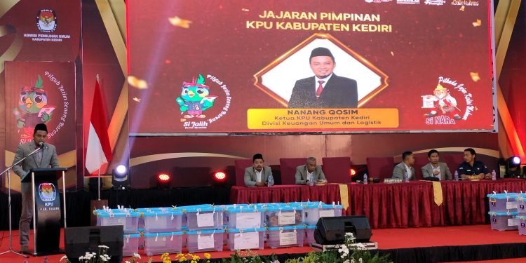 KPU Kabupaten Kediri Gelar Rapat Pleno Tahapan Rekapitulasi Hasil Penghitungan Tingkat Kabupaten Kediri