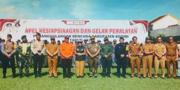 BPBD Kabupaten Kediri Gelar Apel Kesiapsiagaan Penanggulangan Bencana, Hadapi Potensi Hidrometeorologi