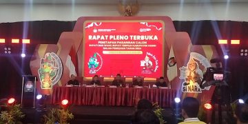 KPU Kabupaten Kediri Tetapkan Bupati dan Wakil Bupati Kediri Terpilih 2024-2029