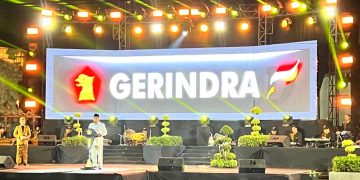 HUT ke-17 Partai Gerindra, DPC Kota Kediri Gelar Pesta Malam Campursari