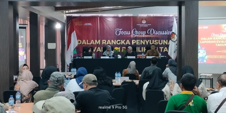 Evaluasi Penyelenggaraan Pilkada 2024 KPU Kota Kediri Gelar FGD