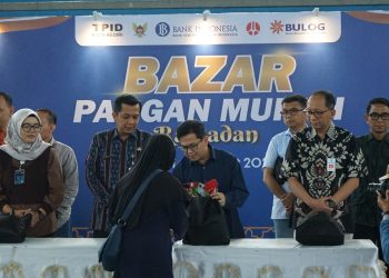KPw BI Kediri Bersama TPID Gelar Bazar Pangan Murah Ramadhan
