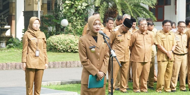 Wali Kota Kediri Mbak Vinanda Beri Arahan Kepada Jajaran Pemerintah Kota Kediri