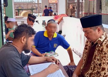 15 Guru Ngaji Perkuat Pembinaan Kerohanian WBP di Masjid At-Taubah