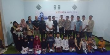 Berbagi Kebahagiaan Dibulan Ramadhan, PWI Kediri Raya Santuni hingga Buka Bersama Ratusan Anak Yatim-Piatu