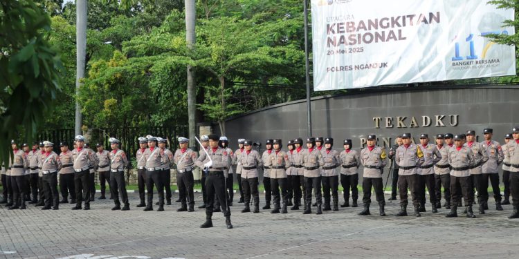 Kapolres Nganjuk Tekankan Semangat Pengabdian Dimomen Hari Kebangkitan Nasional
